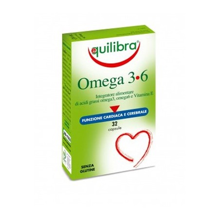 Equilibra Omega 3-6 integratore 32 Capsule