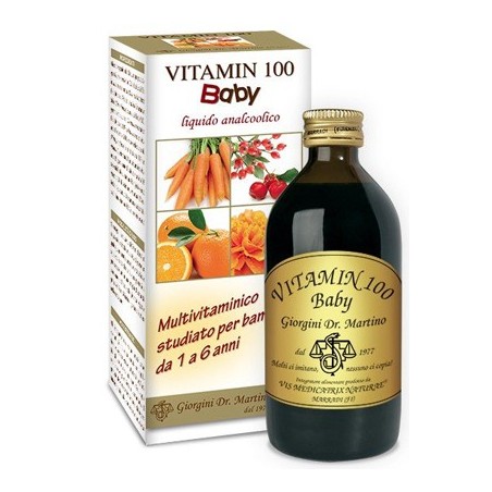 Dr. Giorgini Ser-vis Vitamin 100 Baby Liquido Analcolico 200 Ml