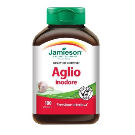 Biovita Jamieson Aglio Inodore integratore 100 Softgel