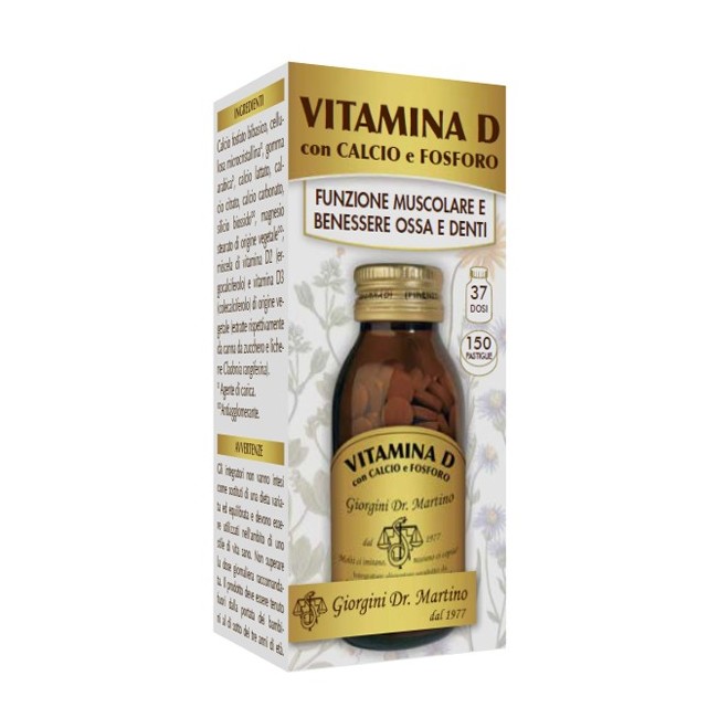 Vis Giorgini Ser-vis Vitamina D Calcio/fosforo 150 Pastiglie