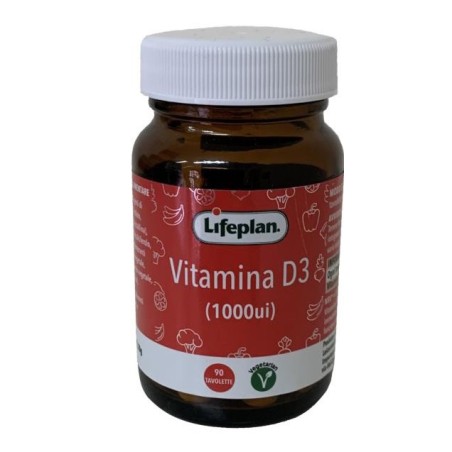 Lifeplan Products Vitamina D3 1000ui integratore 90 Compresse