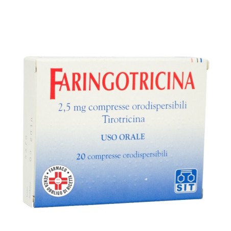 Faringotricina 20 Compresse Orodispersibili 2,5mg