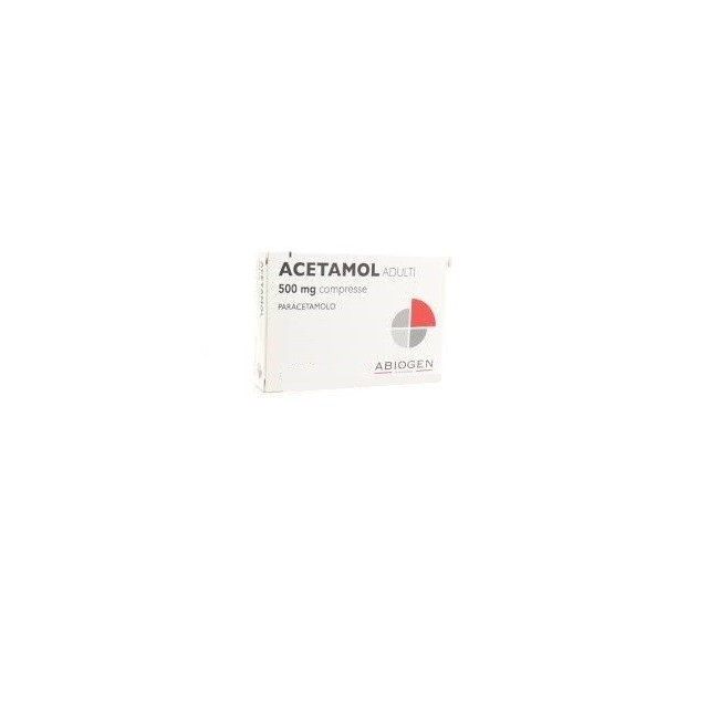 Acetamol*adulti 20 Compresse 500mg