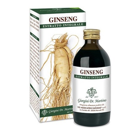 Dr. Giorgini Ser-vis Ginseng Estratto Integrale 200 Ml