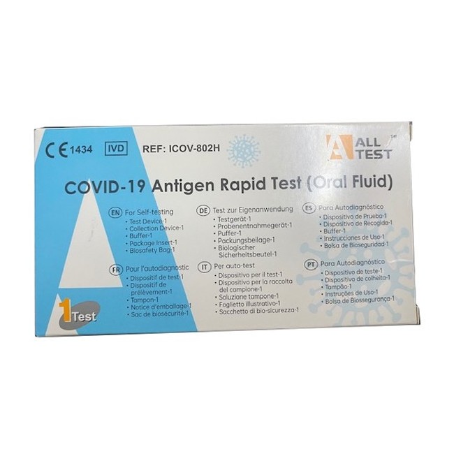 Alltest test salivare antigenico monouso Covid 19 1 pezzo