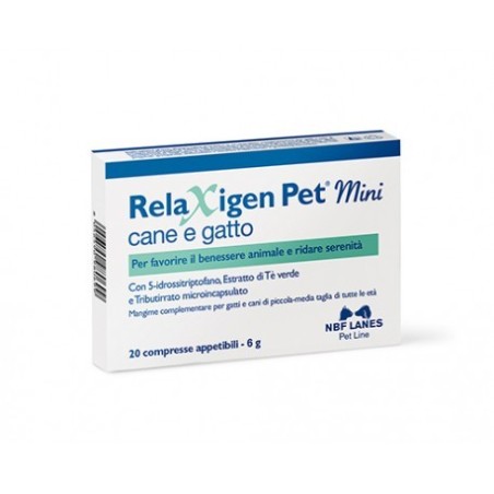 N. B. F. Lanes Relaxigen Pet Mini Blister 20 Compresse