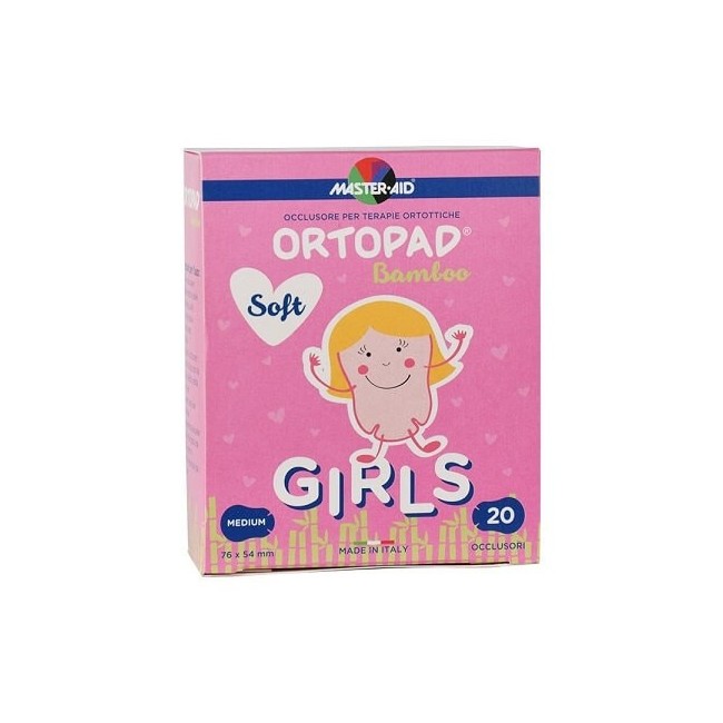 Ortopad Soft Girls M Cerotto Oculare Per Ortottica 20 Pezz