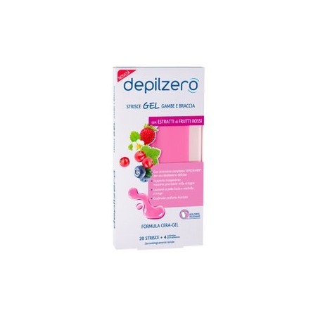 Sodalco Depilzero Strisce Gel Gambe Braccia 20 Pezzi