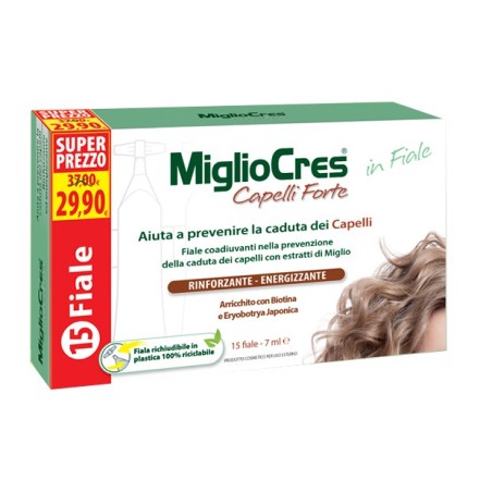 F&f Migliocres Forte Trattamento Dermocosmetico 15 Fiale