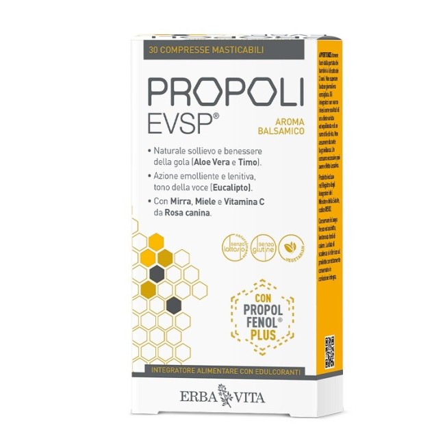 Erba Vita Group Propoli Evsp integratore 30 Compresse