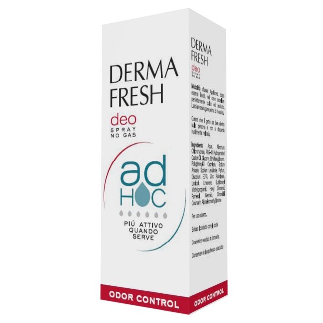 Dermafresh Deo Spray No Gas Ad Hoc Odor Control Deodorante 100 Ml