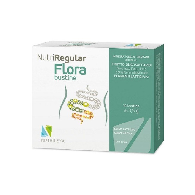 Nutrileya Nutriregular Flora integratore 14 Bustine