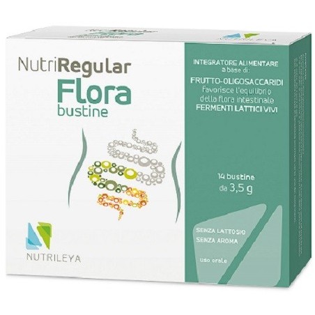 Nutrileya Nutriregular Flora integratore 14 Bustine