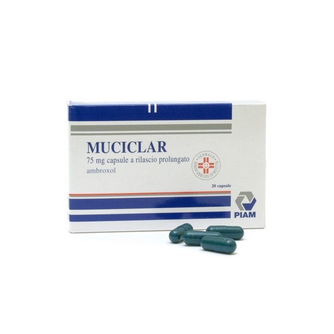 Muciclar*20 Capsule 75mg Rilascio Prolungato