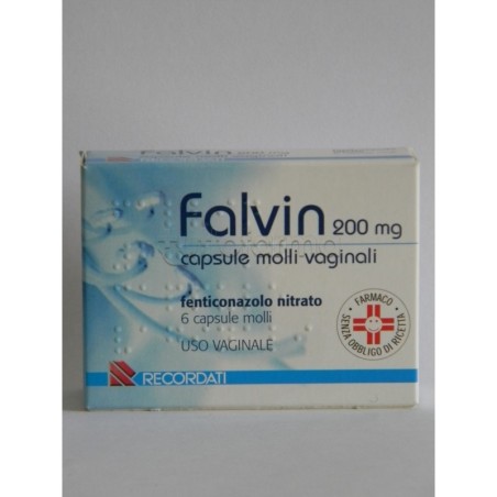 Falvin 6 Capsule Vaginali Molli 200mg