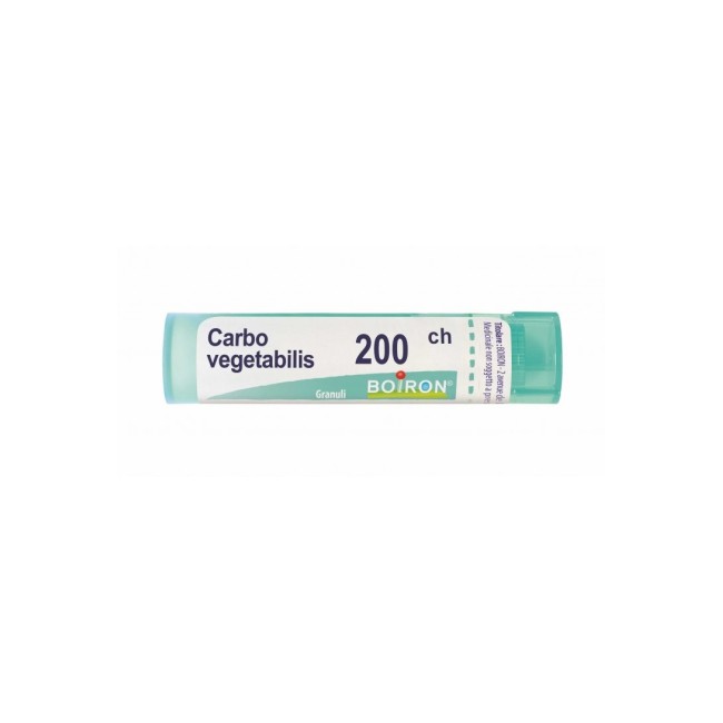 Boiron Carbo Vegetalis 200 ch granuli medicinale omeopatico