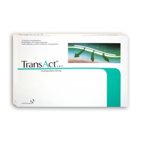 Transact Lat*10 Cerotti Medicati 40mg