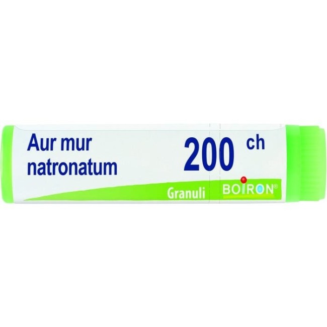 Boiron Aurum muriaticum natronatum 200ch dose globuli