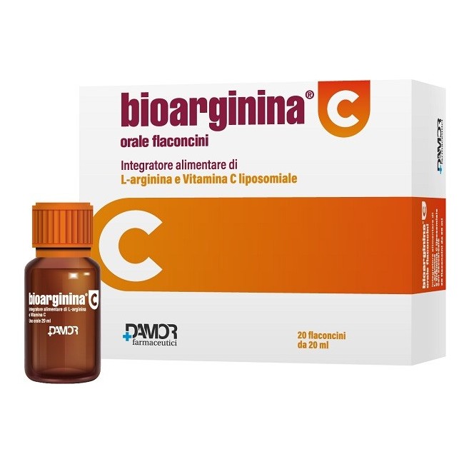 Damor Bioarginina c orale 20 flaconcini integratore di arginina