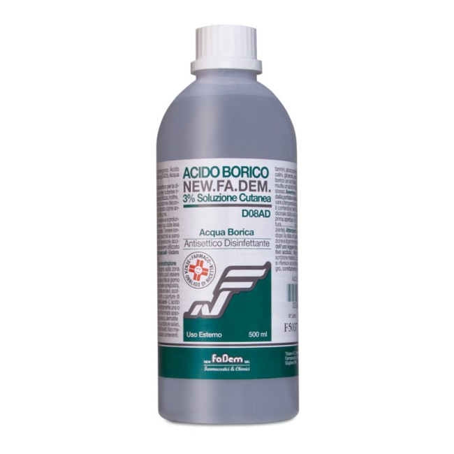 Acido Borico Newfadem* 3% 500ml