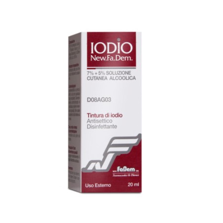 Iodio Soluzione Alcolica Cutanea*20ml Newfadem