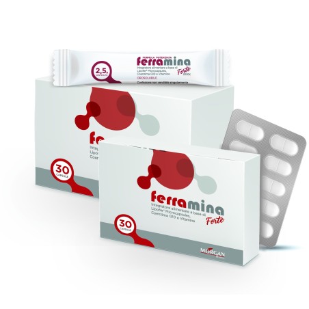 Morgan pharma Ferramina forte integratore 30 stick