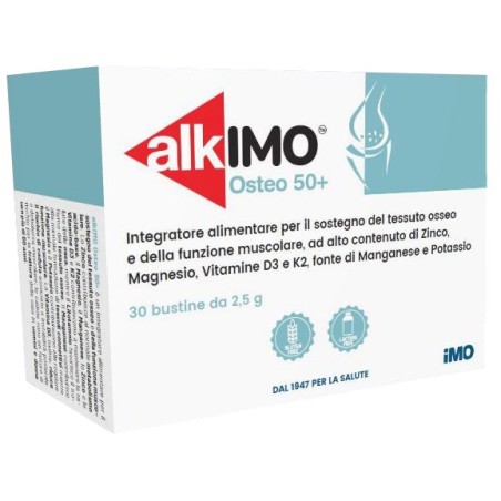 Alkimo Osteo 50+ integratore ossa e muscoli 30 Bustine