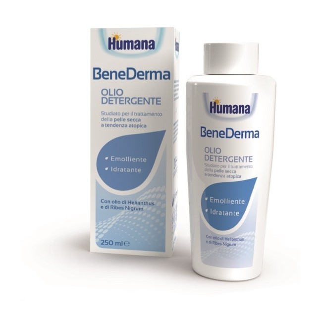 Humana Italia Benederma Olio Detergente emolliente 250 Ml