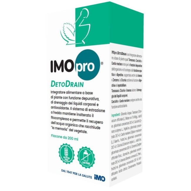 Imopro Detodrain integratore depurativo 200 Ml