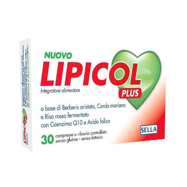 Sella Lipicol Plus 30 Compresse Retard integratore per colesterolo