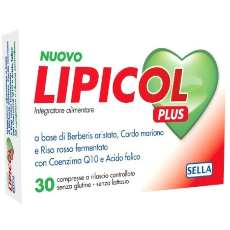 Sella Lipicol Plus 30 Compresse Retard integratore per colesterolo