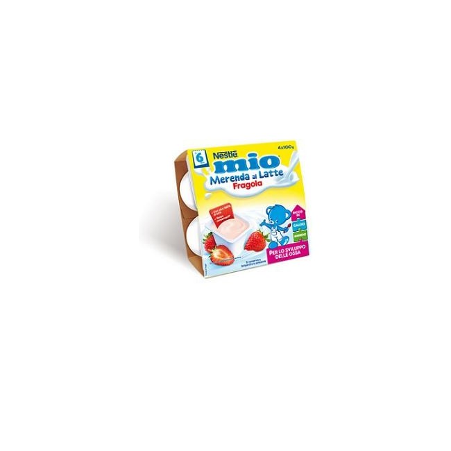 Nestle Mio Merenda Fragola per bambini 4 X 100 G