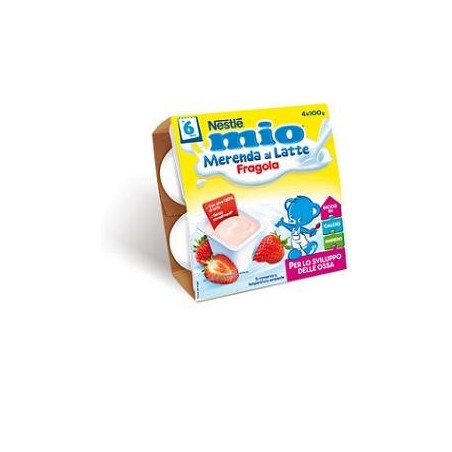 Nestle Mio Merenda Fragola per bambini 4 X 100 G