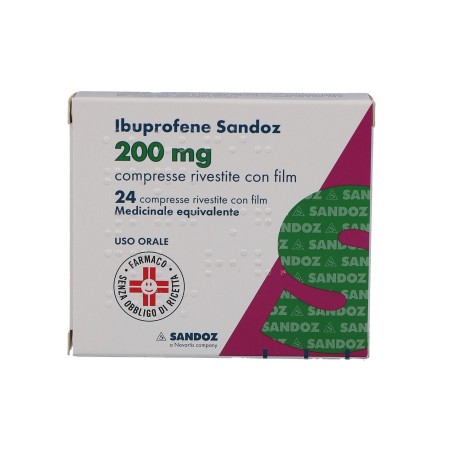 Ibuprofene Sandoz* 24 Compresse 200mg