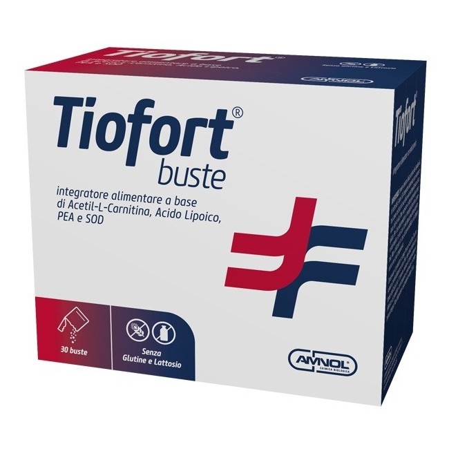 Amnol chimica biologica Tiofort integratore 30 buste da 5 g