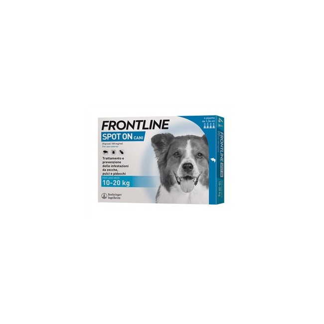 Frontline Spot On Cani Medi 10-20kg 4 Pipette 1,34ml