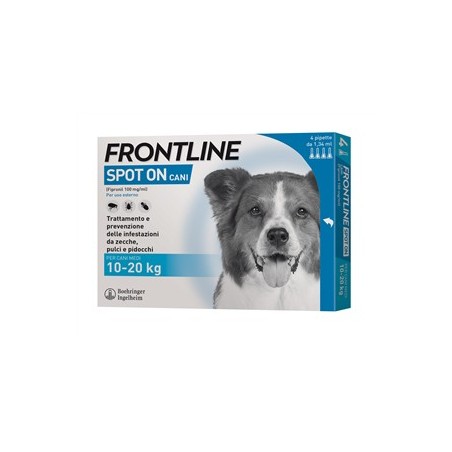 Frontline Spot On Cani Medi 10-20kg 4 Pipette 1,34ml