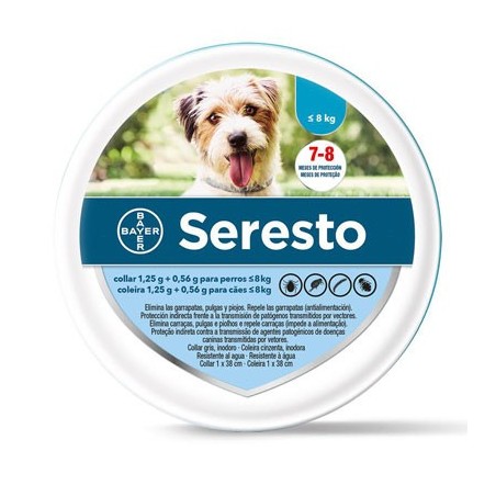 Bayer Seresto Collare Cane Antiparassitario Fino A 8 Kg