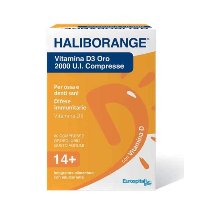 Haliborange vit d3 2000ui integratore 60 compresse