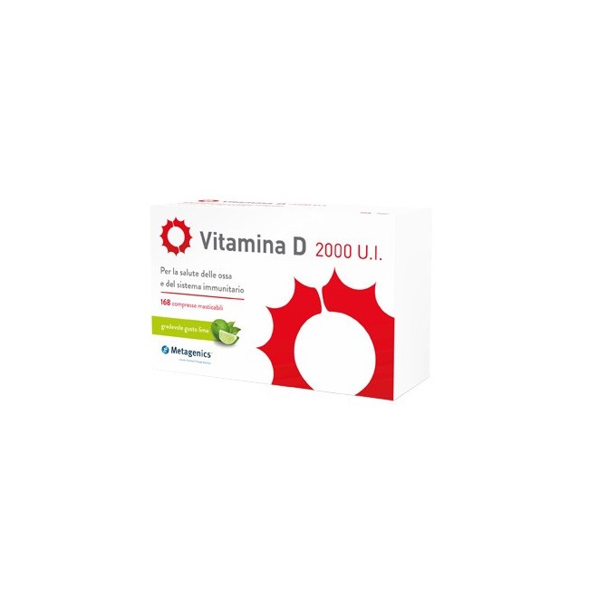 Metagenics Vitamina d 2000 ui 168 compresse masticabili