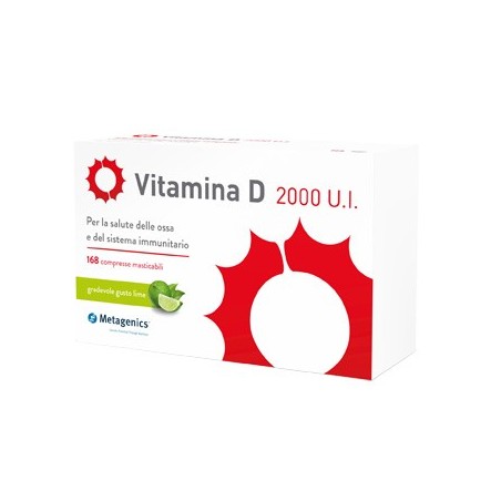 Metagenics Vitamina d 2000 ui 168 compresse masticabili