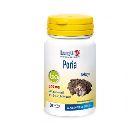 Longlife poria bio 60 capsule integratore alimentare