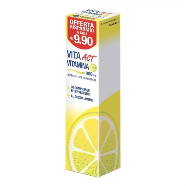 Vitamina c act 1000 20 compresse effervescenti