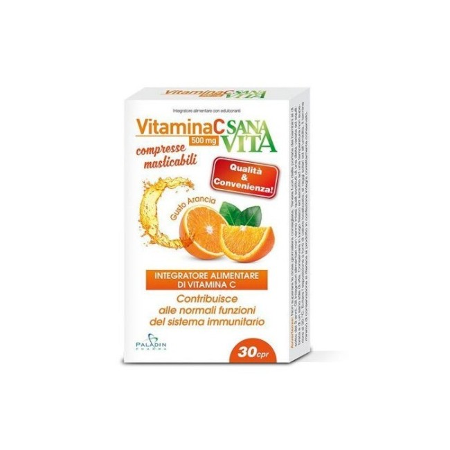 Sanavita Vitamina C Integratore 30 compresse masticabili