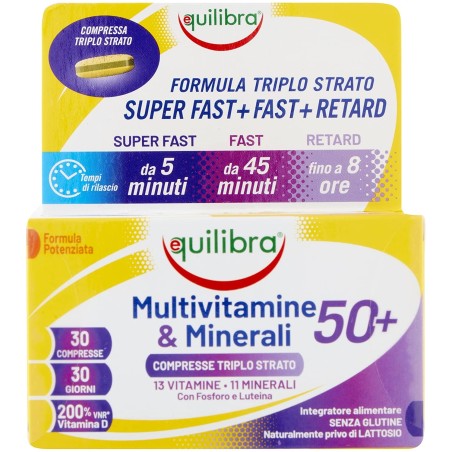 Equilibra Multivitamine & minerali 50+ 30 compresse