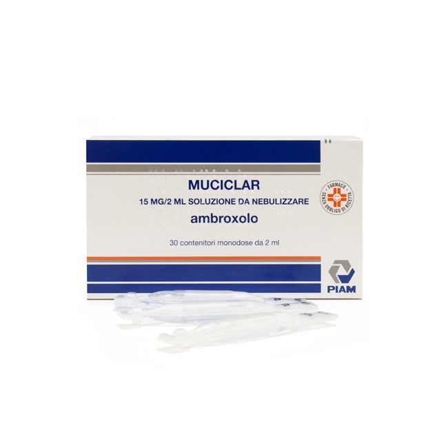 Muciclar*nebulizzatore 30 Fiale 15mg 2ml