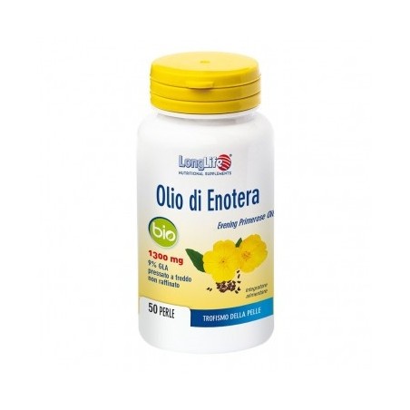 Longlife Olio Di Enotera Bio 1300mg 50 Perle