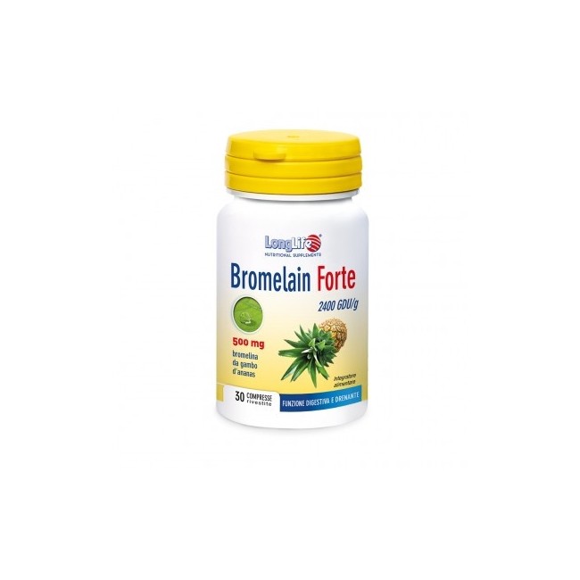 Longlife Bromelain Forte 30 Tavolette