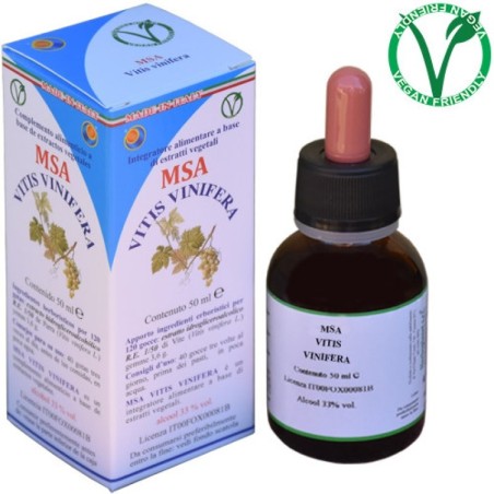 Herboplanet Msa Vitis Vinifera gocce 50 Ml