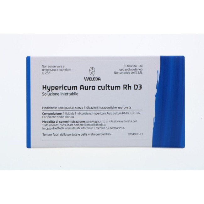 Weleda Hypericum Auro Cultum Rh D3 8 Fiale 1ml